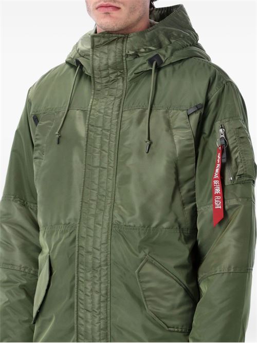 parka uomo con cappuccio Alpha Industries | F25811901